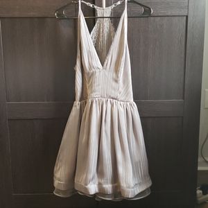 Sexy silvery/gray cocktail dress